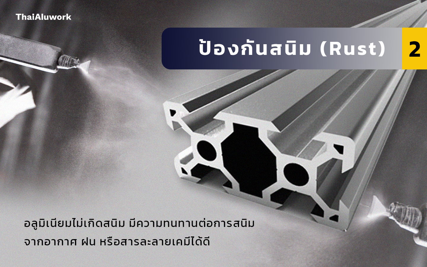2. ป้องกันสนิม (Rust)