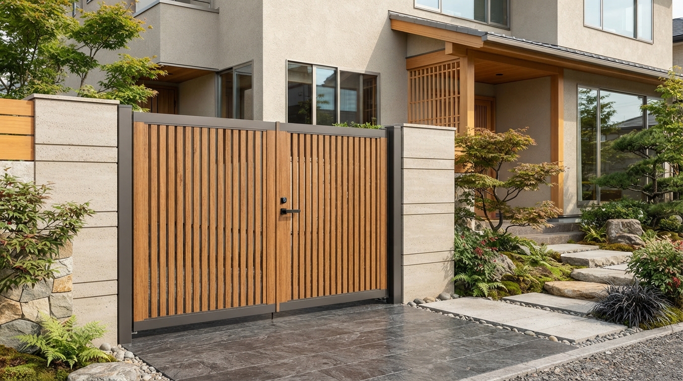 New-ประตูรั้วอลูมิเนียม-150969-PRODUCTS DESIGN-6-WOOD GRAIN DESIGN
