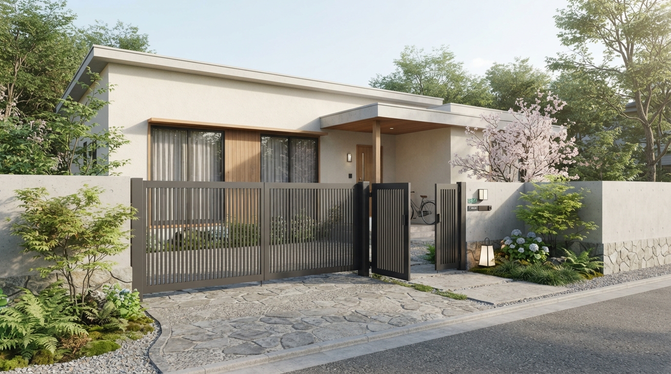 New-ประตูรั้วอลูมิเนียม-160969-APPLICATIONS-RESIDENTIAL — บ้านพักอาศัย